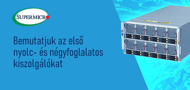 A Supermicro élen jár az iparágban az első nyolc- és négyfoglalatos szerverekkel a legigényesebb vállalati, adatbázis- és kritikus munkaterhelésekhez, amelyek Intel CPU-kon alapulnak.